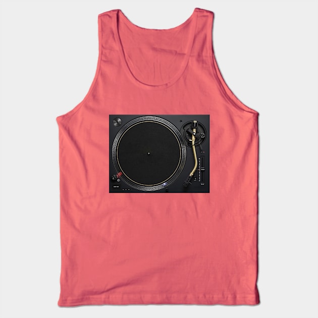 Classic Turntable MK7 blk gold Tank Top by Tee4daily